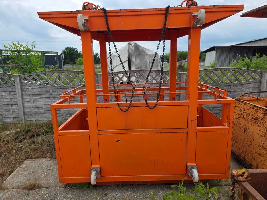 Kosz platforma osobowa Eichinger 1076 4-osoby/570kg pomost roboczy dźwigowy prace moterskie na wsokości żuraw dźwig Nr.63