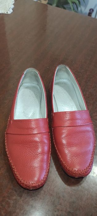 Балетки шкіряні, лофери 37 розмір