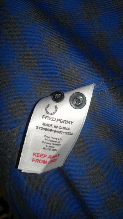 Рубашка Fred Perry размер М
