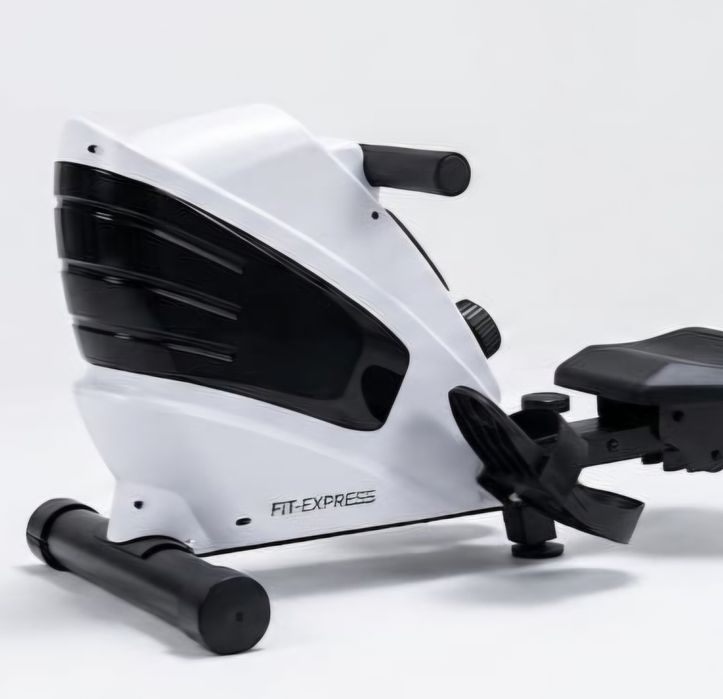 Wioślarz magnetyczny ergometr składany HS-030R Boost (biało-czarny) jak nowy