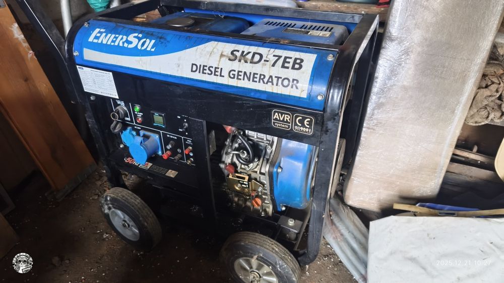 Генератор enersol skd 7eb дизель 6.5 кВт