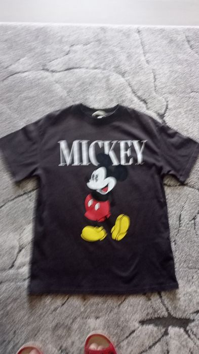 Koszulka w rizm xs, myszka mickey, h&m, stan bdb