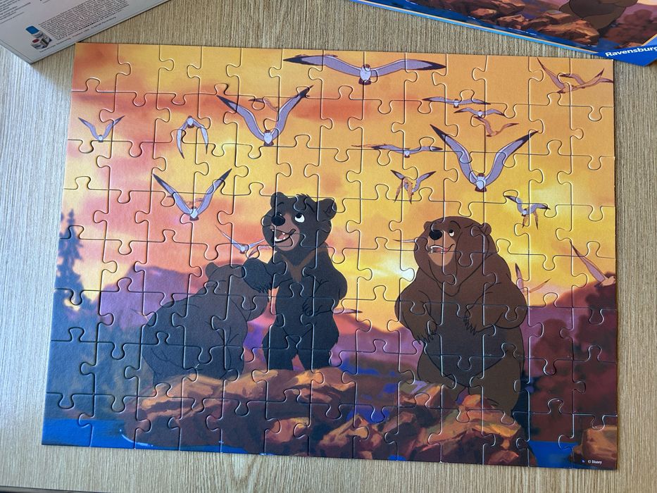 Пазлы детские по 100 шт