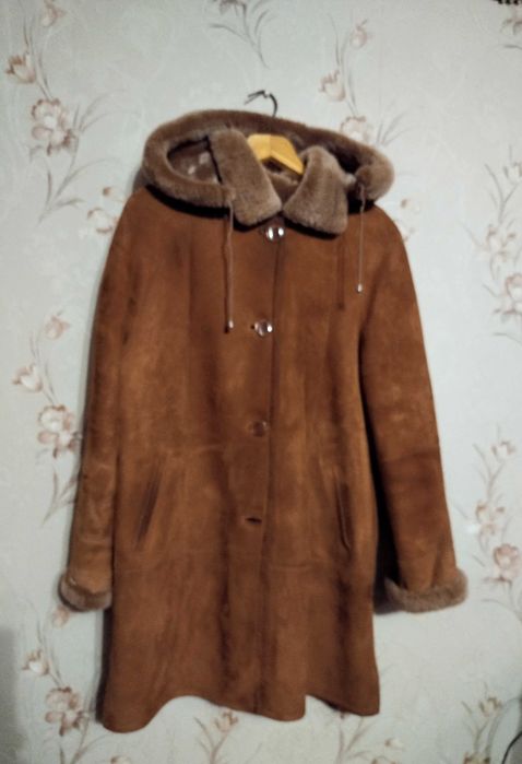 Женская натуральная дубленка. Турция. Размер L, 48-50