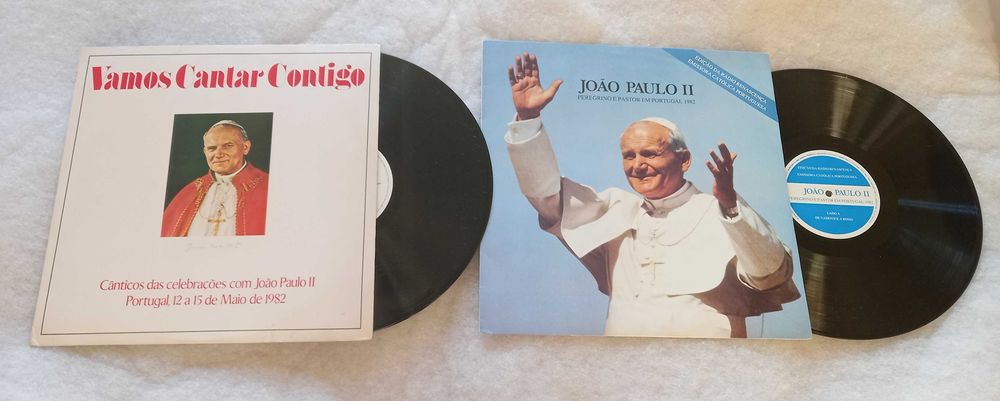 João Paulo II - Dois LP´s Vinil Fatima Portugal 1982