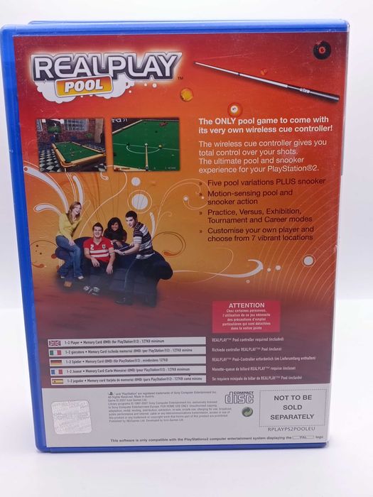 Gra Rrealplay Pool Bilard na PS2 4003/10