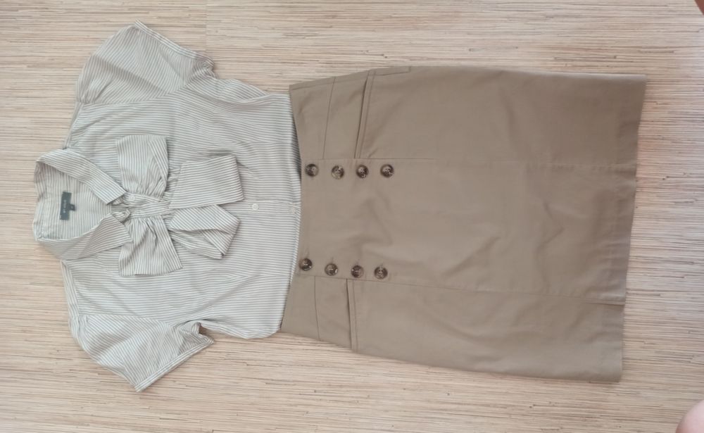 Spódnica beżowa  H&M 38