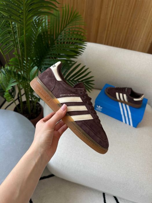 Кросівки Adidas Spezial Handball Sporty & Rich Brown premium | Кроссовки Адидас жіночі чоловічі