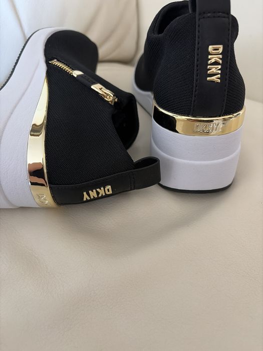 DKNY buty trampki sneakersy koturn