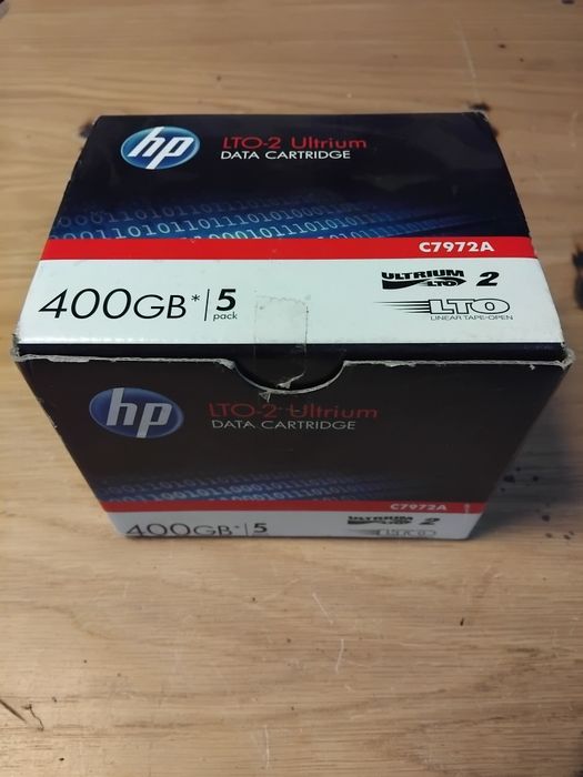 HP LTO-2 Ultrium 5x 400GB C7972A kaseta nośnik danych awaryjny