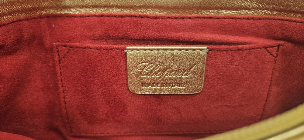 Клатч золотий Chopard