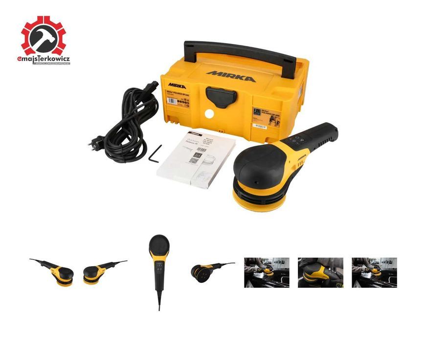 Mirka POLAROS RP 600 polerka rotacyjna 150mm 750W walizka