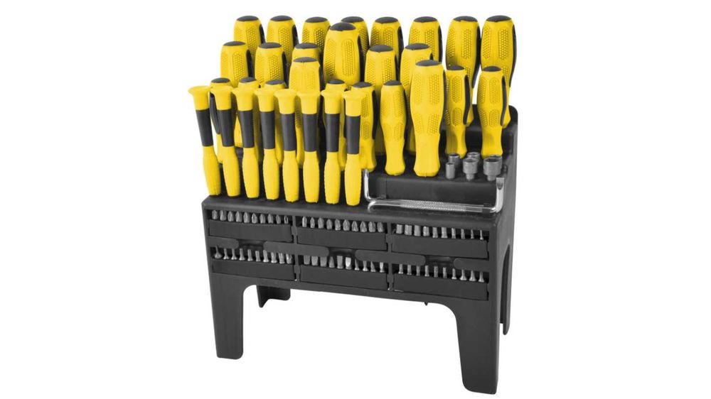 Набір викруток біт на підставці 100 шт  Німецький Mannesmann M11426