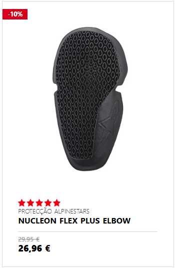 Proteções de ombros e cotovelos ALPINESTARS Nucleon Flex Plus