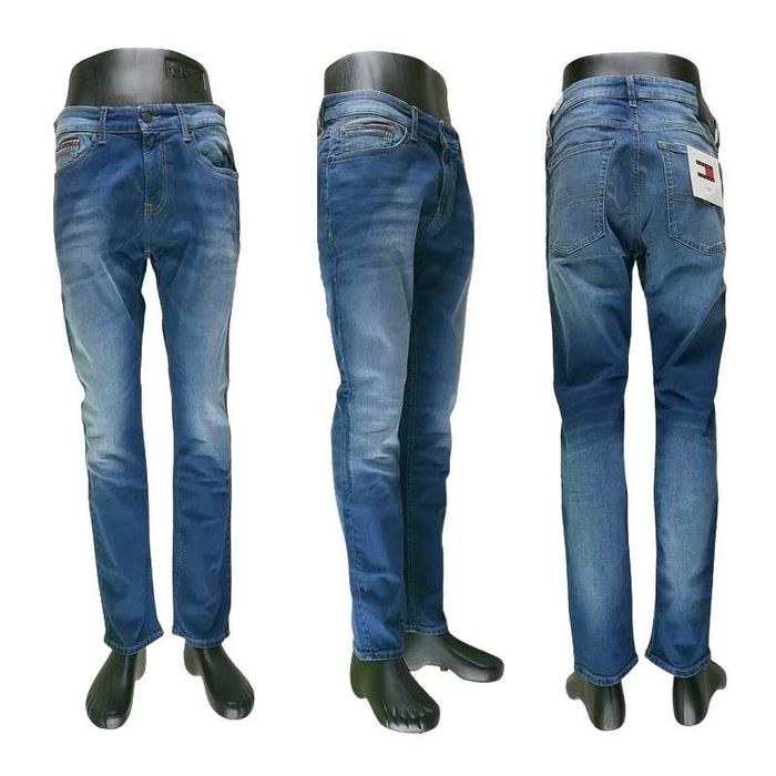 Męskie jeansy Tommy Jeans Scanton - Slim nowe oryg. Hilfiger - W31/L30