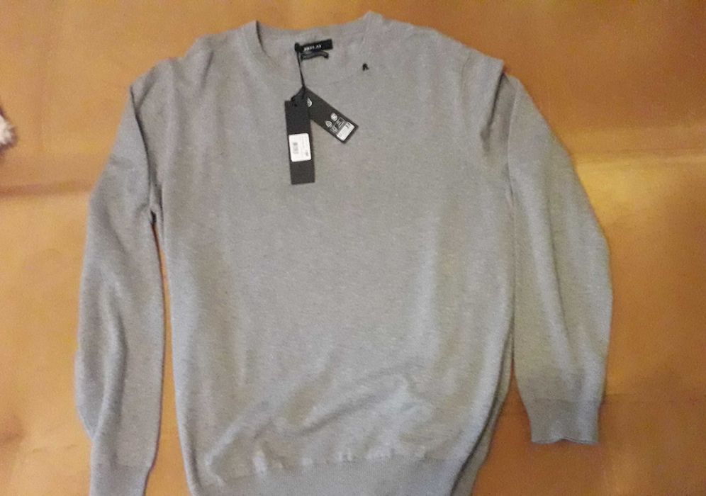 Sweter męski Replay XL szary