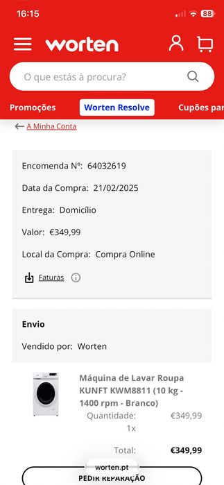 Eletrodomésticos INDESIT e KUNFT