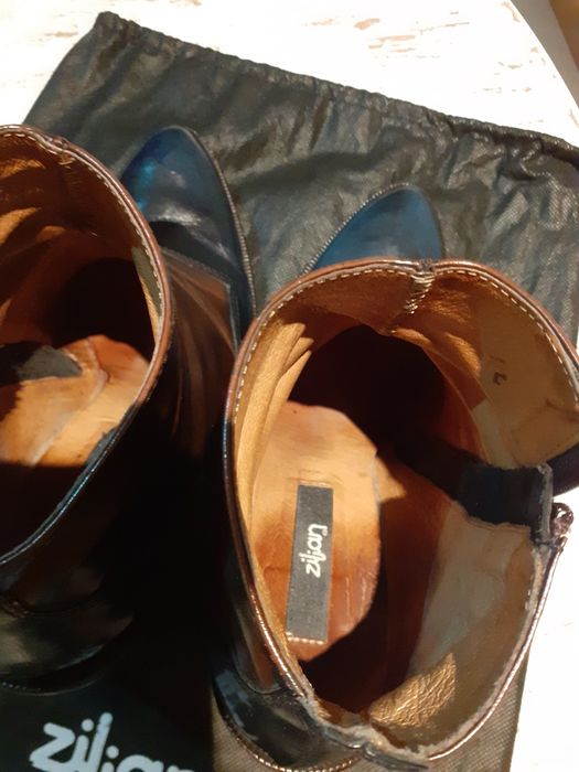 Botas Zilian 36 em pele