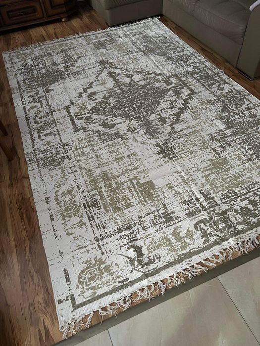 Ponadczasowy bewełniany dywan Jasmine  200x300 ręcznie tkany
