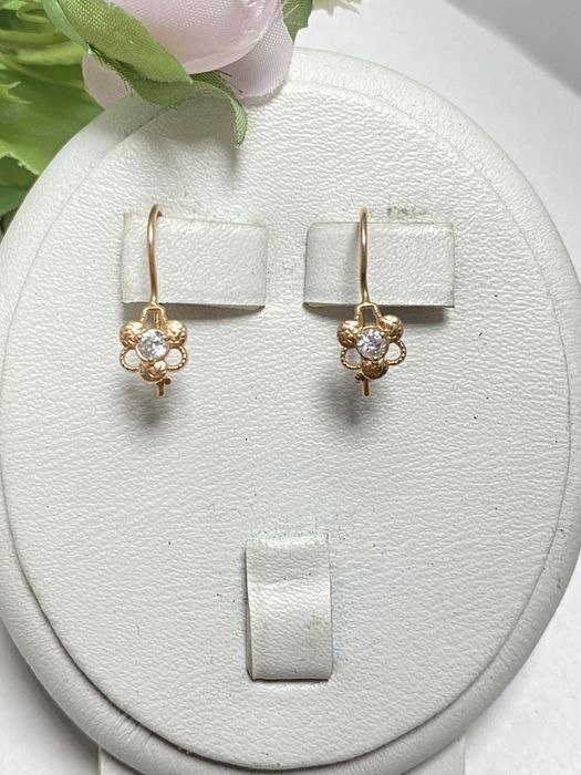 Золоті сережки 585 проби