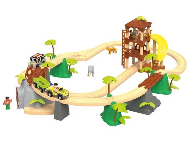 Дерев’яна залізниця PlayTive Junior «Джунглі»  45 ел.  Німеччина