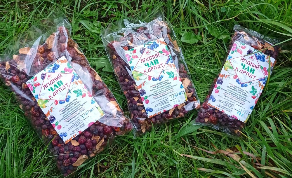 Ягідний фруктовий карпатський чай, ягодный чай