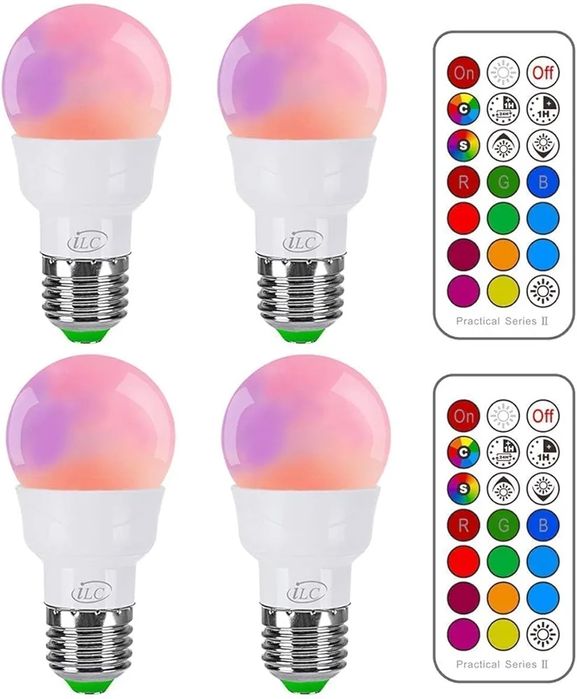 Світлодіодна лампа ILC RGB 5W комплект 4 шт
