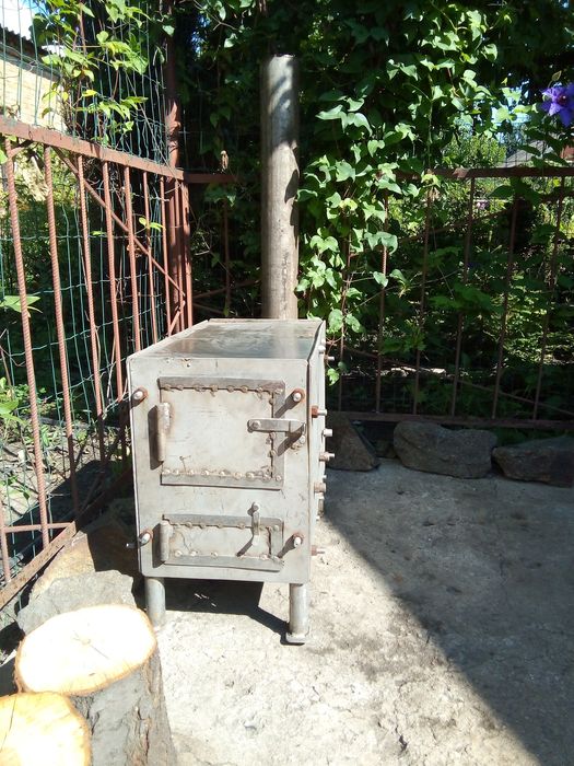 Буржуйка с нержавейки