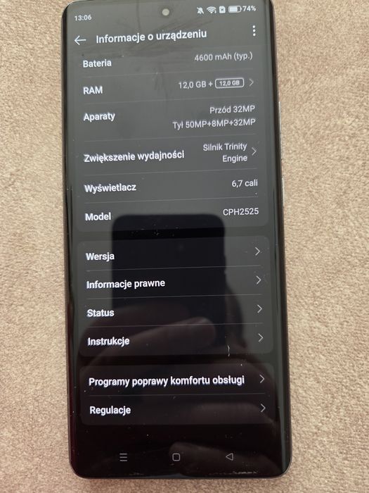 Uzywany smartfon Oppo Reno10 Pro 5G