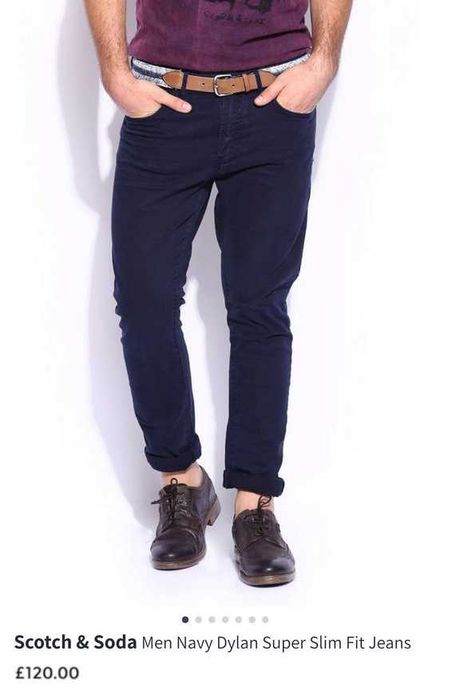Джинсы Scotch&Soda Dylan jeans Дания w31 stretch dark navy.
