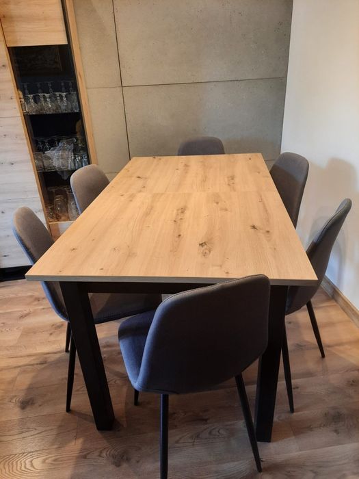 Stół rozkładany jasny dąb QUANT 10-Lenart