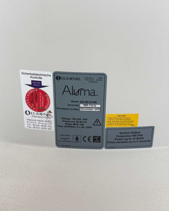 Lumenis Aluma RF do twarzy Redukcja Zmarszczek 100% Sprawne