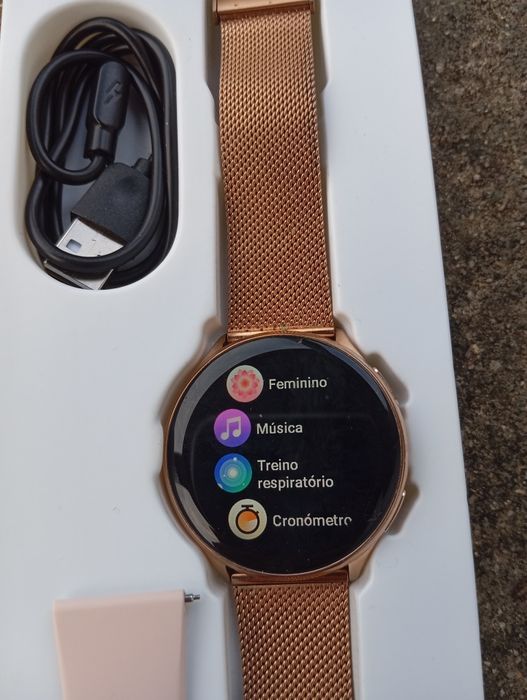 Smartwatch Modelo G35 Dourado