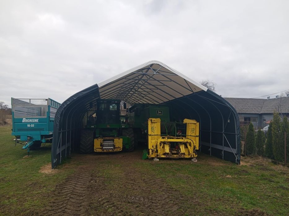 Hala łukowa 9x20x5m DOSTĘPNE OD RĘKI na bele garaż wiata magazyn nam