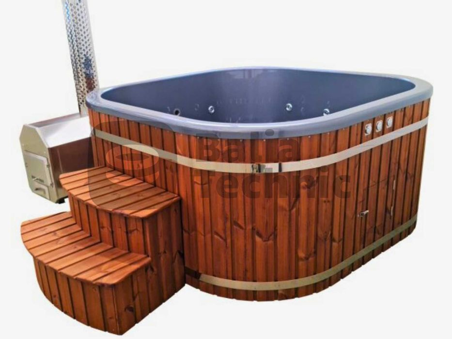 Wkład Akrylowy kwadratowy do balii ogrodowej, bani kwadrat