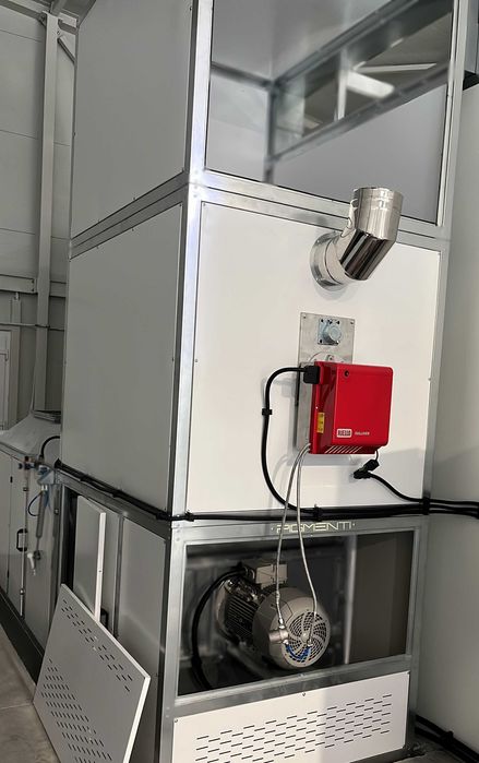 Zespół agregatów do kabiny lakierniczej nagrzewnica wentylator palnik