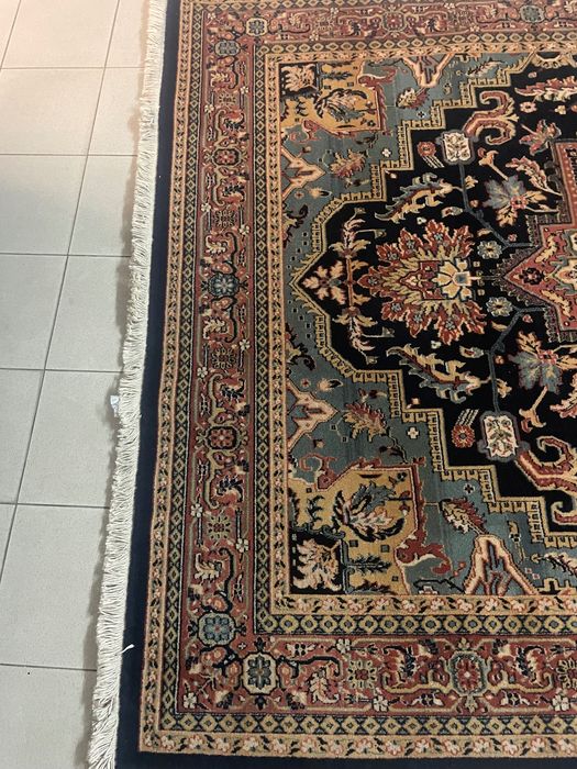Carpete orienta em pura lã acabamento feitos à mão