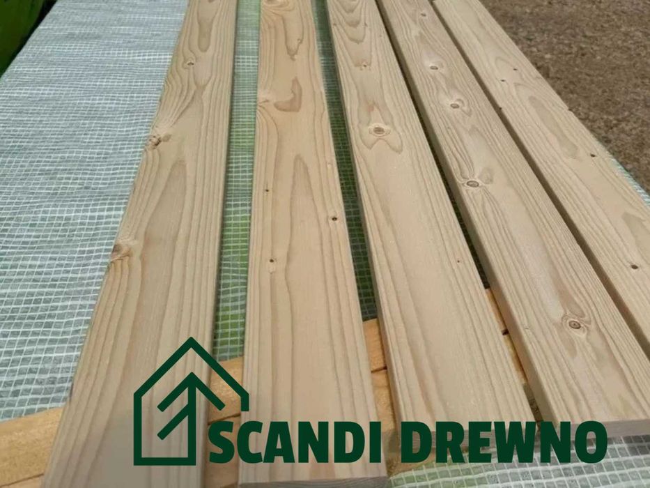 Deska strugana czterostronnie świerk skandynawski 22x98 mm suszona komorowe  3,0 - 5,1m