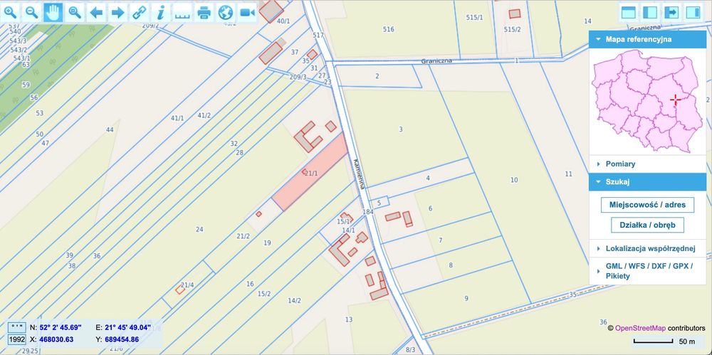3000 m² działka budowlana z dostępem do jezdni gmina Latowicz - Więcej