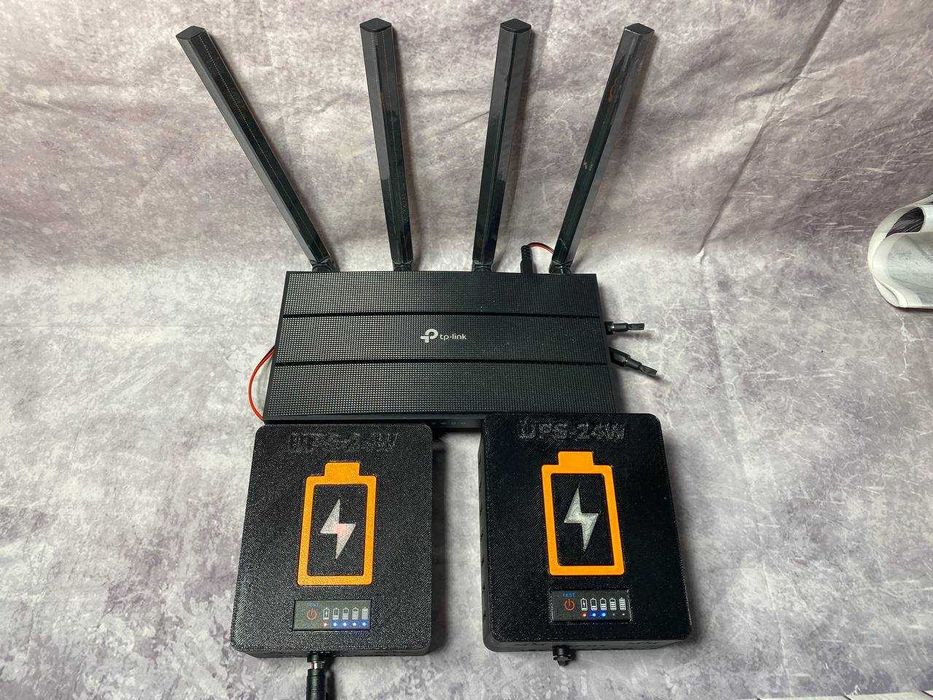 ДБЖ UPS-24W для роутера та оптичного термінала ONU