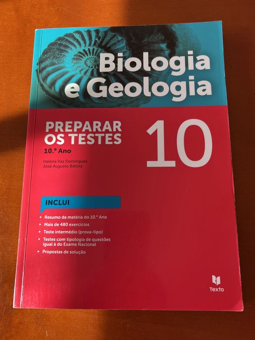 Livros de Biologia e Geologia 11 ano - exame