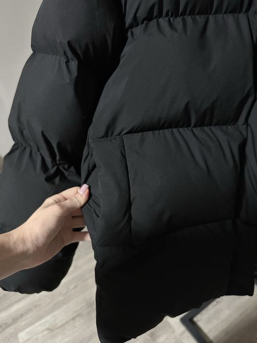 Пуховик casual S-M чорний