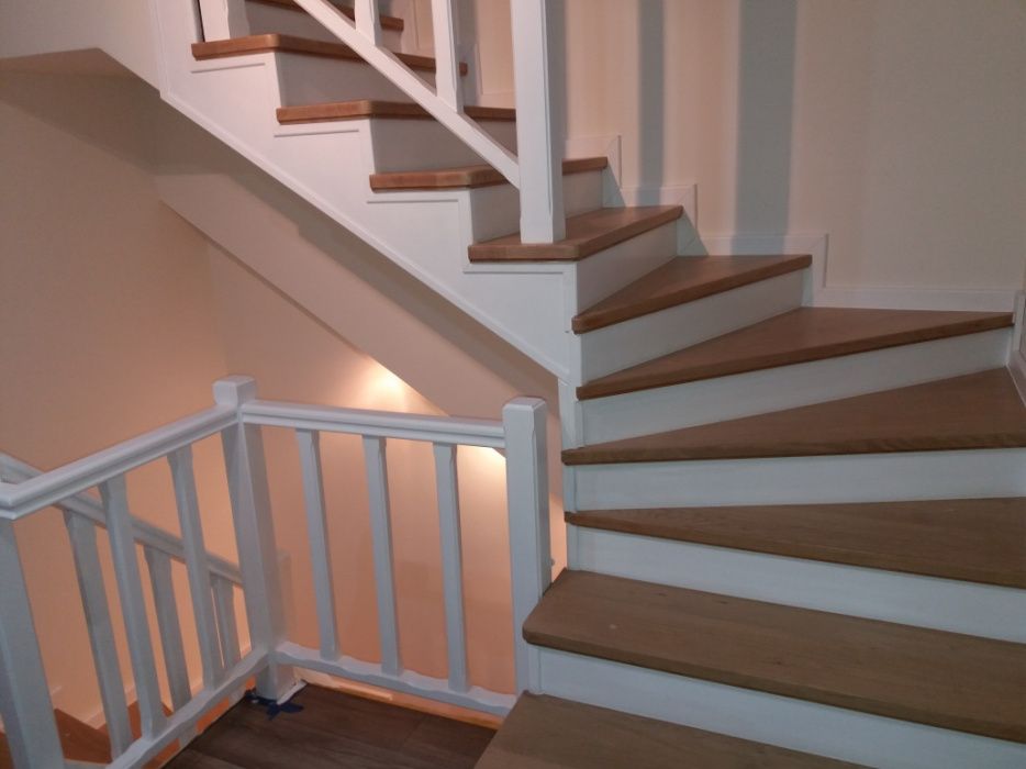 cyklinowanie bezpyłowe, renowacja schodów, lakierowanie, układanie