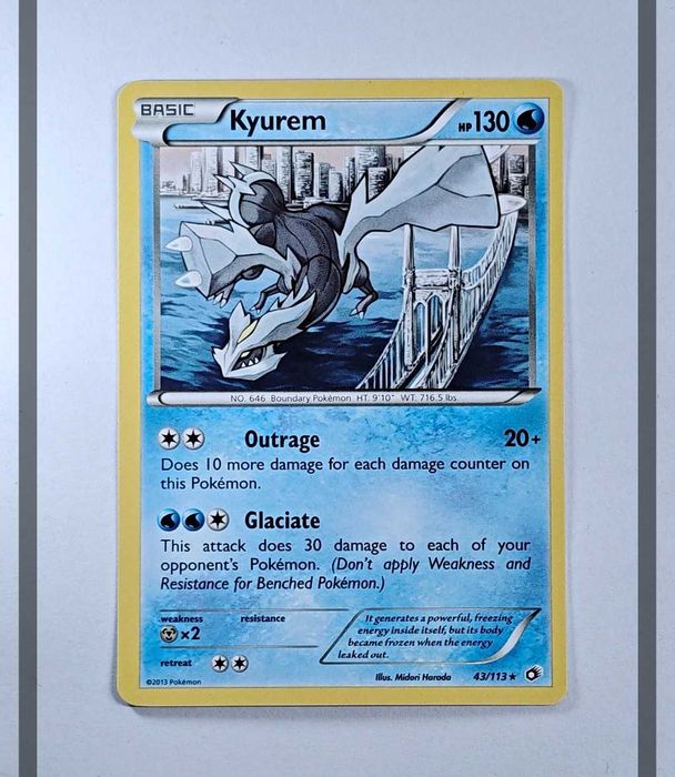 Kyurem 43/113 LTR Pokemon ENG-NM