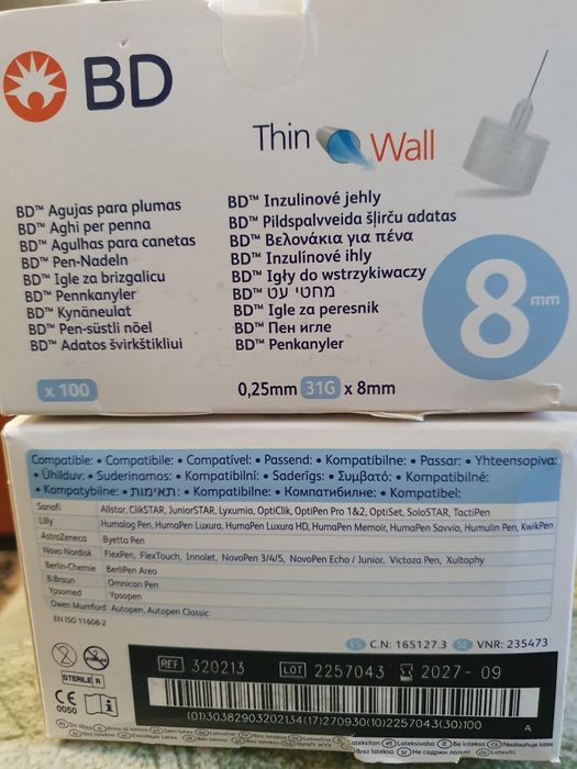 Иголки для шприцручек