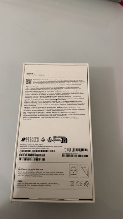 iPhone 16 128GB.