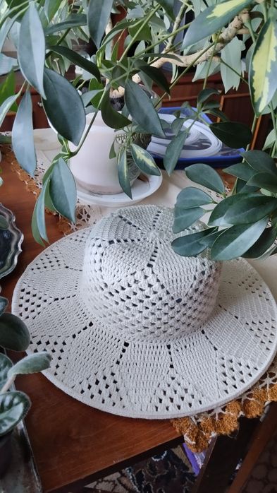 Ажурная Летняя шляпка