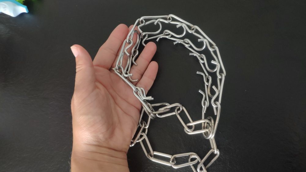 Obroża dla psa metalowa, 30 cm