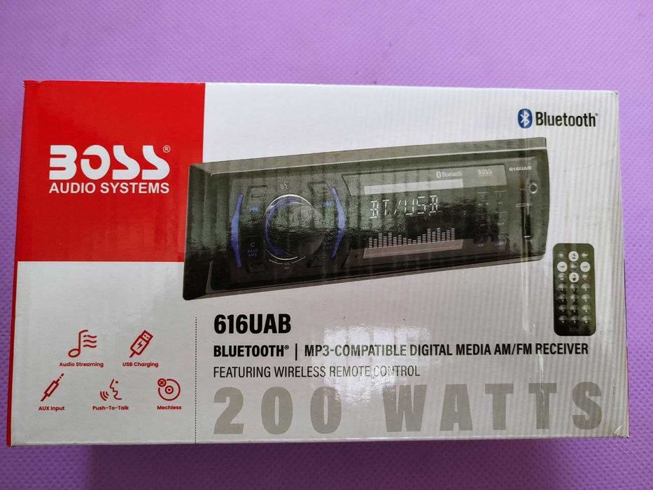Автомагнитола BOSS 616UA 50Втх4  USB / BlueTooth / Hands Free
