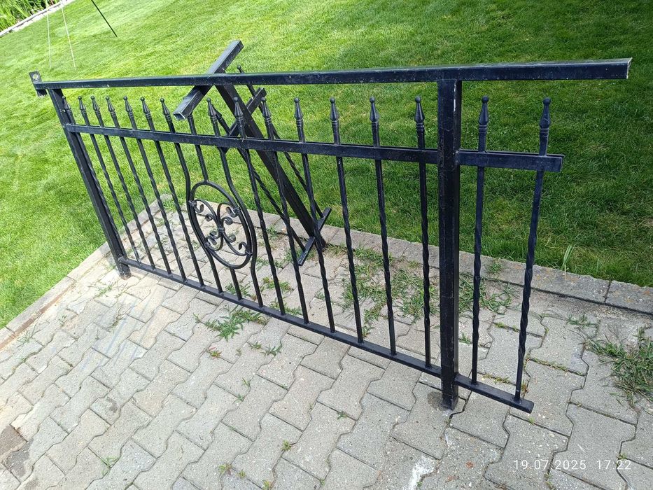 balustrada kuta, malowana proszkowo